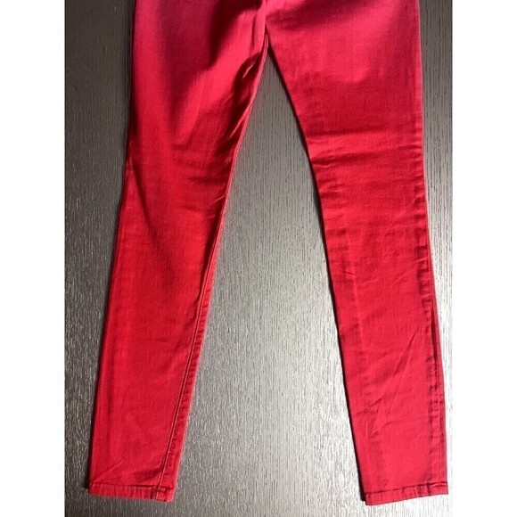 Club Monaco Red Skinny Jeans Women's Size 4 Inseam 29" Stylish Denim - Picture 6 of 7